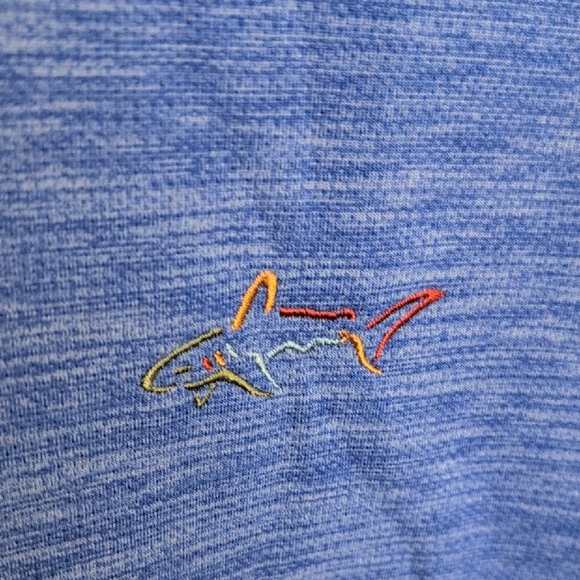 Greg Norman Collection Blue Polo Lightweight Versatile Shirt - Picture 3 of 5